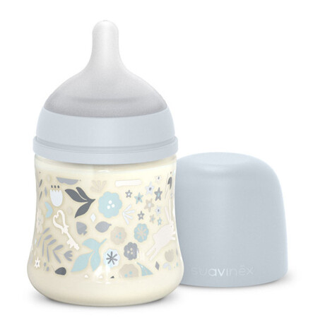 Mamadera Suavinex Bebés +0M 150Ml Tetina Fisio SX PRO Wonder Celeste
