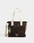 Shopper Cartera Shopper Back To School - Marron Chocolate
