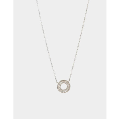 Cadena Corta con Dije Premium Plateado