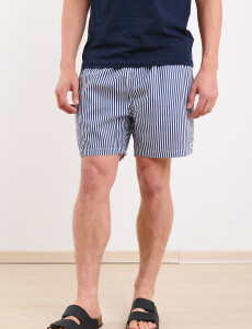 450629 SHORT HARRINGTON LABEL Blanco/azul Osc