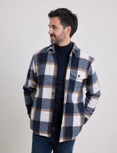 300564 SOBRECAMISA HARRY Azul Osc/tostado