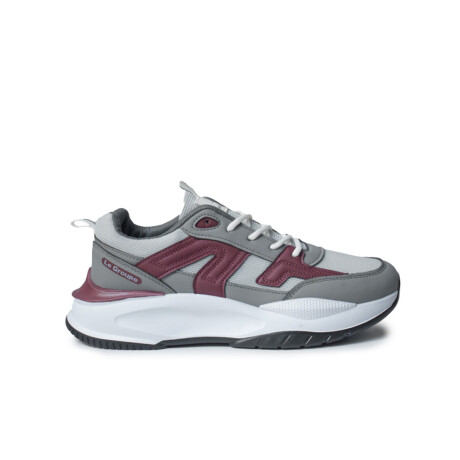 Calzado deportivo Le Groupe Grey/Burgundy