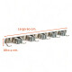 Soporte Escoba X 5 Clip Acero Inox Con Ganchos Casa Practica Sin Color