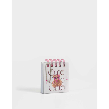 Mini Memo Espiralado Teddy Blanco Crudo