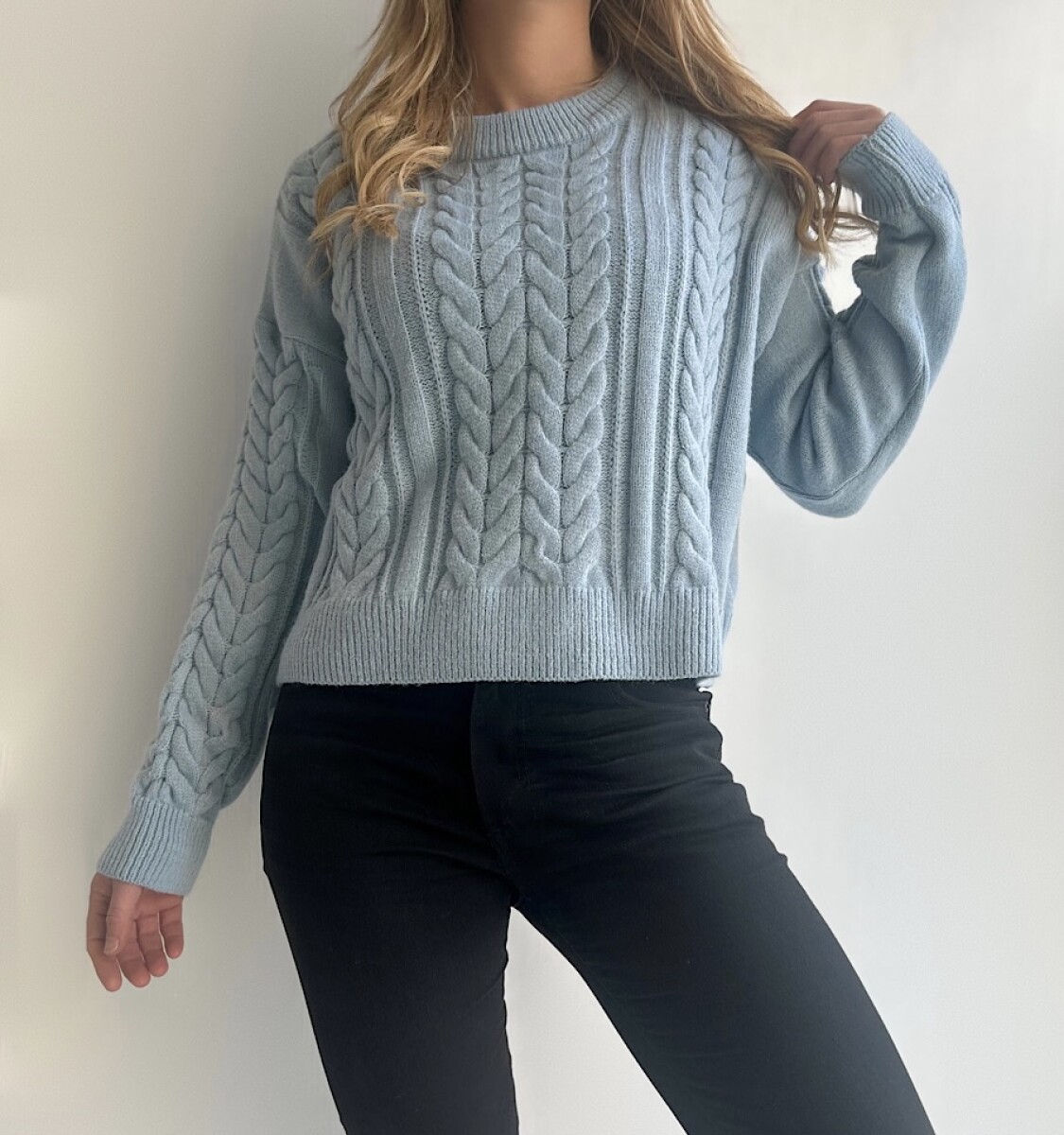 Sweater Alain - Celeste 