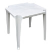Mesa pvc cuadrada blanca Mesa pvc cuadrada blanca