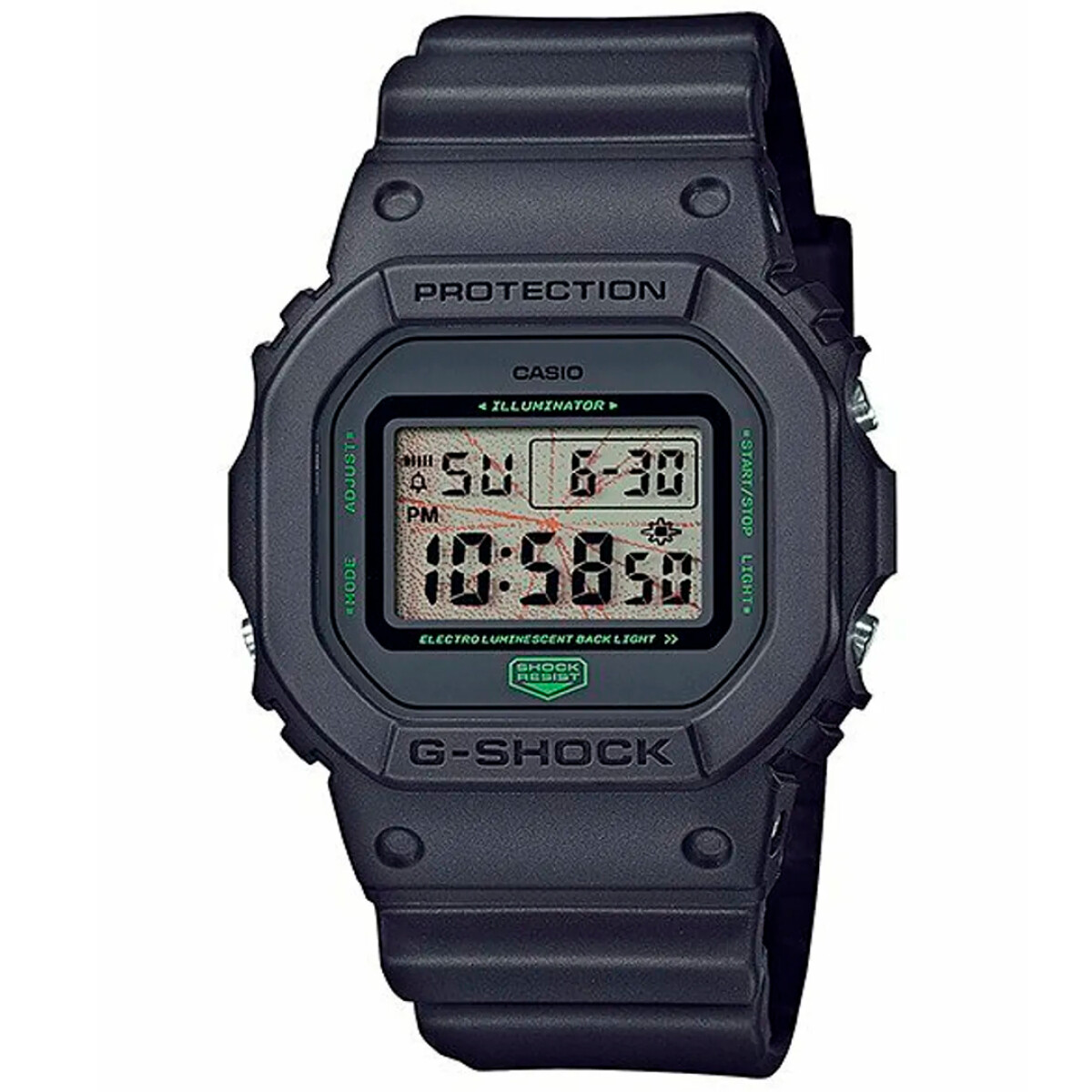 Reloj G-Shock Casio Resina Deportivo Gris 