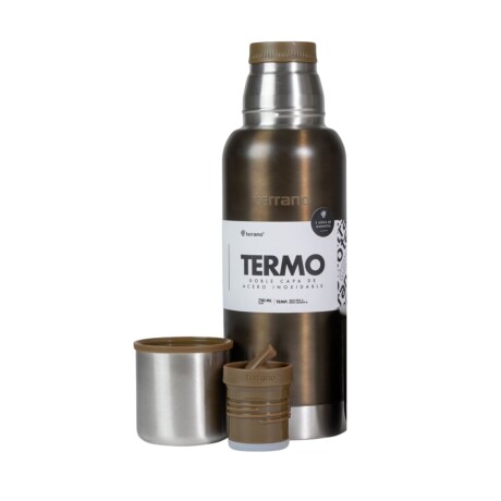 Termo Terrano 750ML Premium Slim MARRON