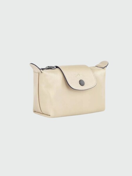 Longchamp -CLUTCH LE PLIAGE CUIR Rosado
