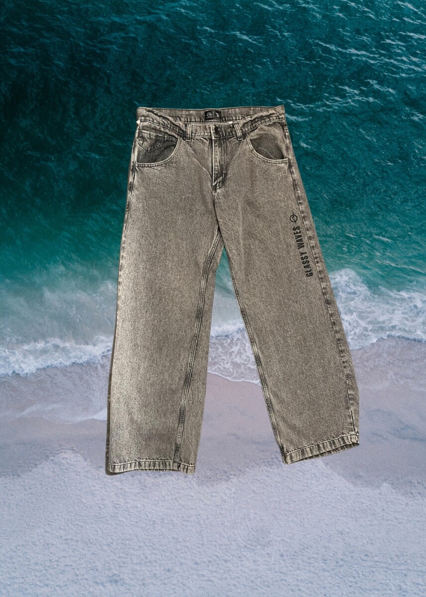 Pantalon Denim Pulpo / Negro 
