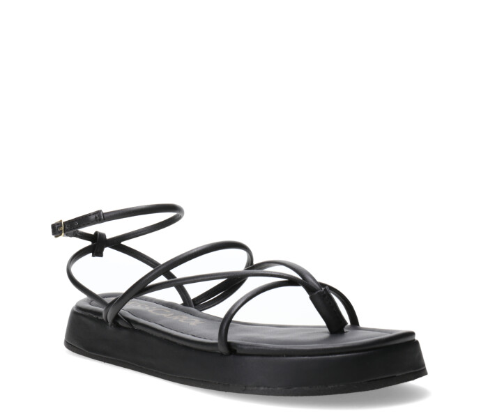 Sandalias de Mujer Miss Carol DAVV con tiras finas Negro