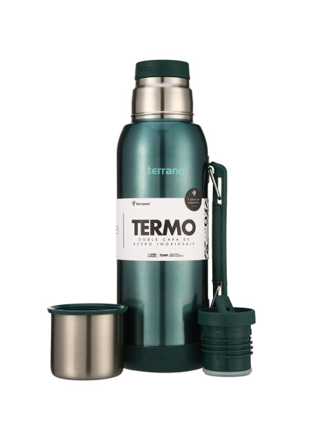 Termo Premium 1lt. Con base de Silicona Verde Metalizado
