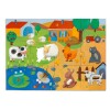 GEANT12+8 Puzzle Geant 12+8 Pcs 70x50cm 3+ Djeco - Granja