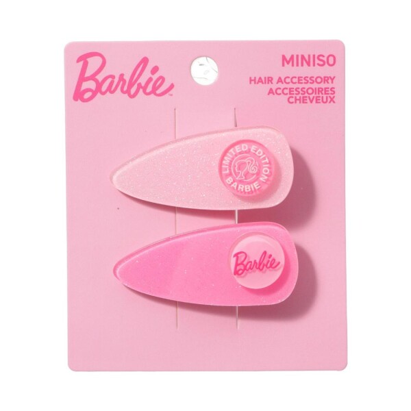 Broches Barbie rosa claro