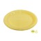 Plato Biodegradable 17cm x10Un Amarillo Pastel