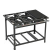 Cocina con Plancha F4B 4 Boca Alta Presion 30x30 4QS Perpetua Cocina con Plancha F4B 4 Boca Alta Presion 30x30 4QS Perpetua