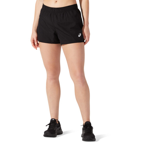 Silver 4In Short - Mujer Black