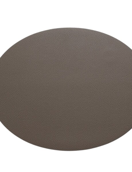 INDIVIDUAL PVC SIMIL CUERO OVAL CAFÉ 43X33CMS INDIVIDUAL PVC SIMIL CUERO OVAL CAFÉ 43X33CMS