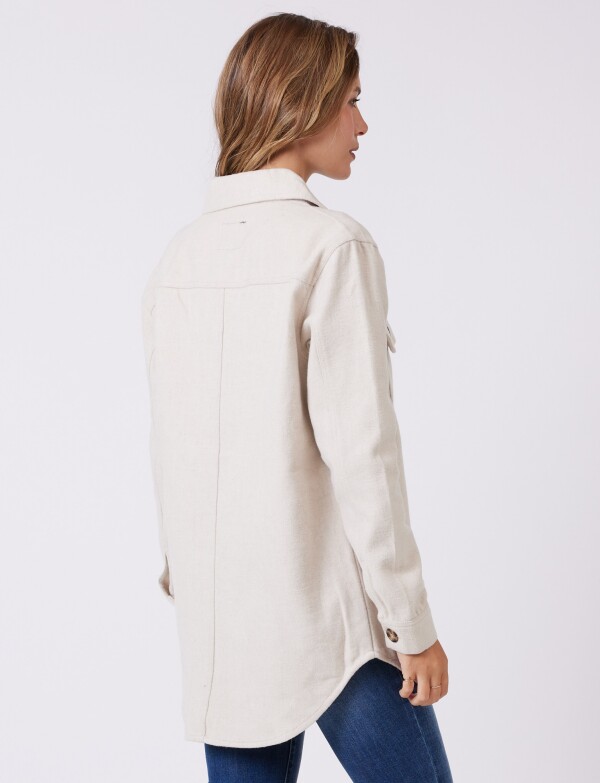 Shacket 2 Bolsillos BEIGE