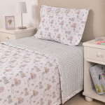 Edredón Kids Granja Rosa Verde Y Beige – 180×240 cm Edredón Kids Granja Rosa Verde Y Beige – 180×240 cm