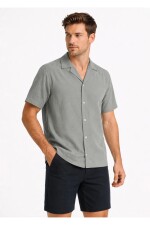 Camisa Arrow Lino Cotton Manga Corta VERDE