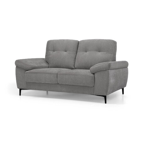 Sofá Blus - Tela Microfibra - 2 cuerpos 6686-7 Gris