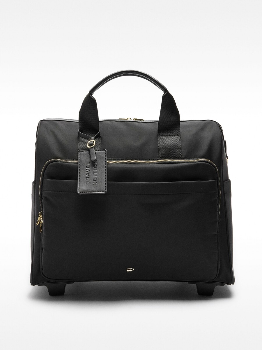 Bolso De Viaje De Nylon negro