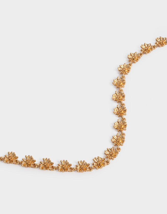 Collares Cortos Bañada en Oro Collar Corto Bañado En Oro - Dorado