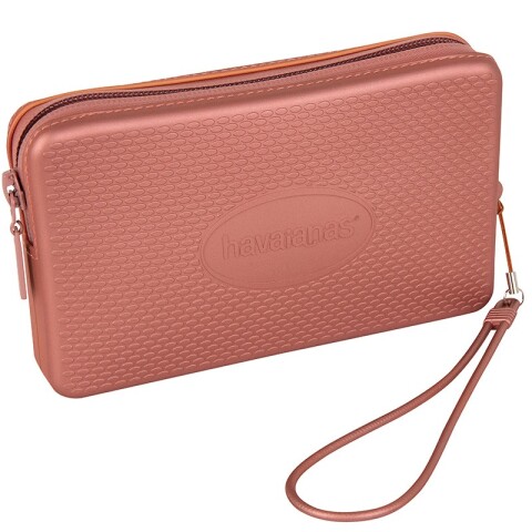Mini Bolso Havaianas Metálico Rosado
