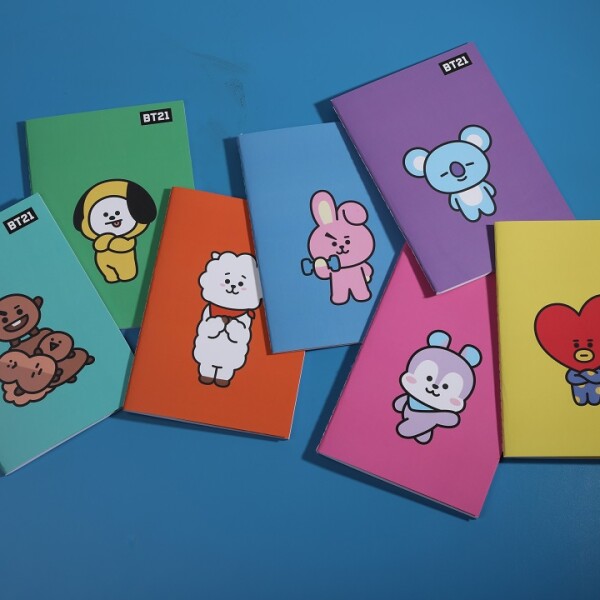 Cuaderno A5 BT21 Rj