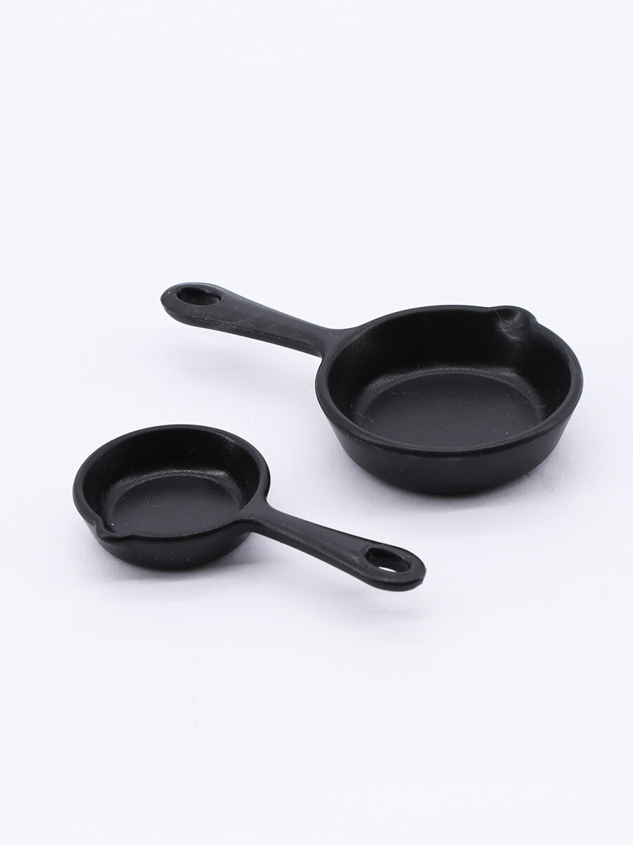 CUCHARAS MEDIDORAS SARTEN SET X 2 - NEGRO 