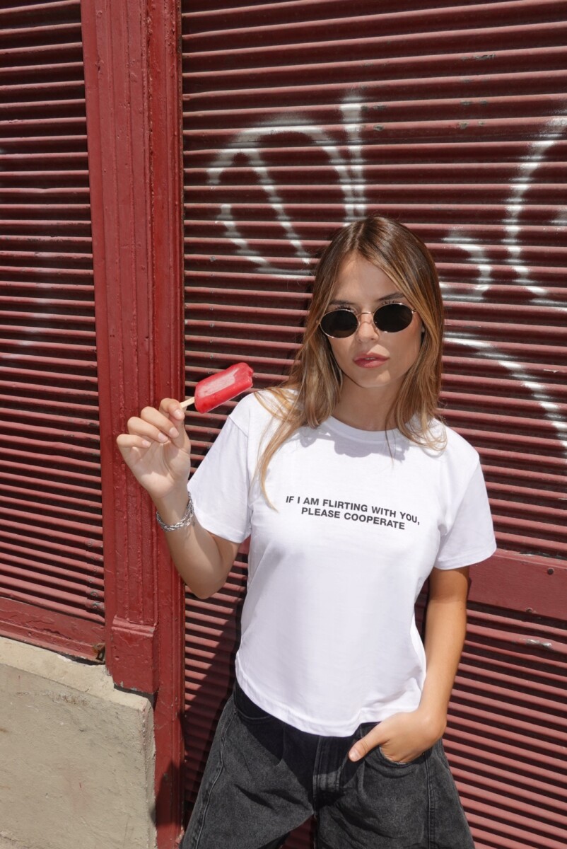 Remera filtring - blanco 