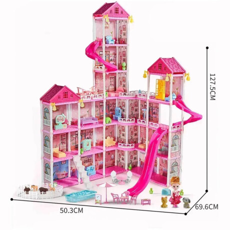 Casa Muñecas Juguete Dream House Armable Compl 364p Casa Muñecas Juguete Dream House Armable Compl 364p