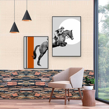 Revestimiento Tatami P/ Pared Y Piso 70x77cm Piedra Revestimiento Tatami P/ Pared Y Piso 70x77cm Piedra