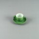 Taza de Café 90ml c/ Plato 11,5 cm Verde Choosing Taza de Café 90ml c/ Plato 11,5 cm Verde Choosing