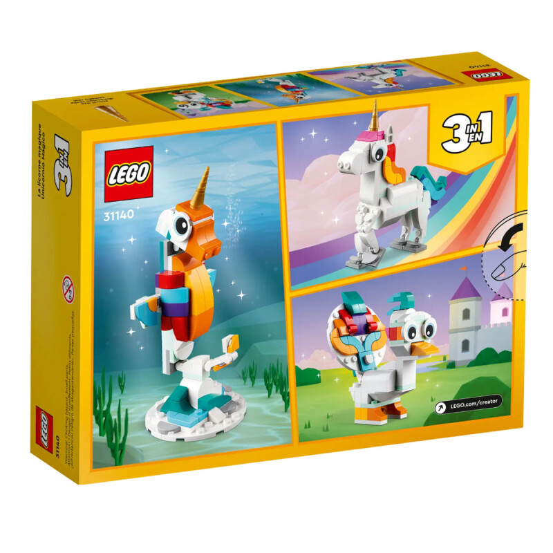Unicornio Mágico Creator 3 en 1 Lego Unicornio Mágico Creator 3 en 1 Lego