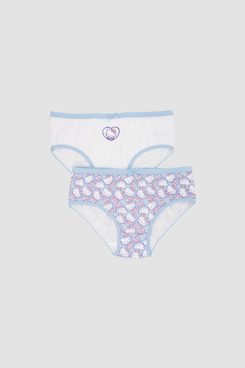 Hello kitty bomb.alg.lyc.est.pack 2 - Azul 