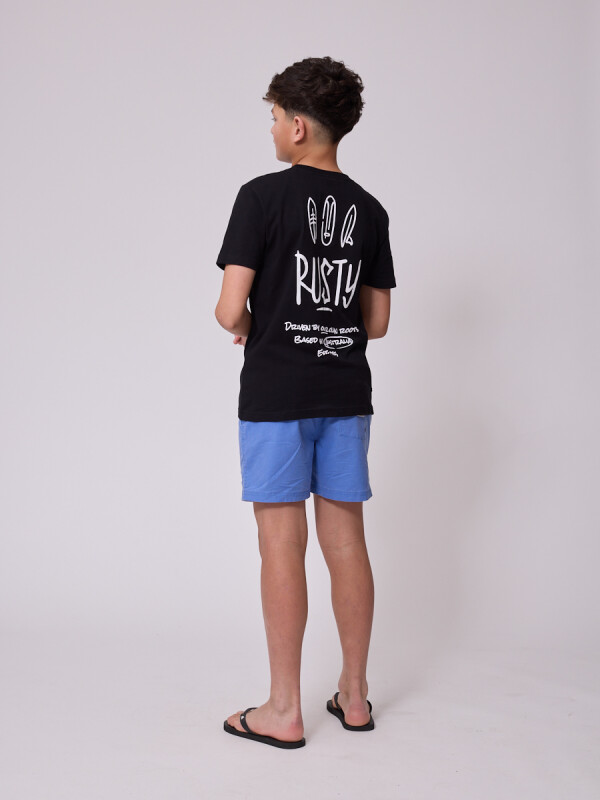 T-SHIRT ROKAI TEEN RUSTY Negro