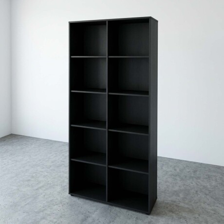 BIBLIOTECA MDF NEGRO CLEAN