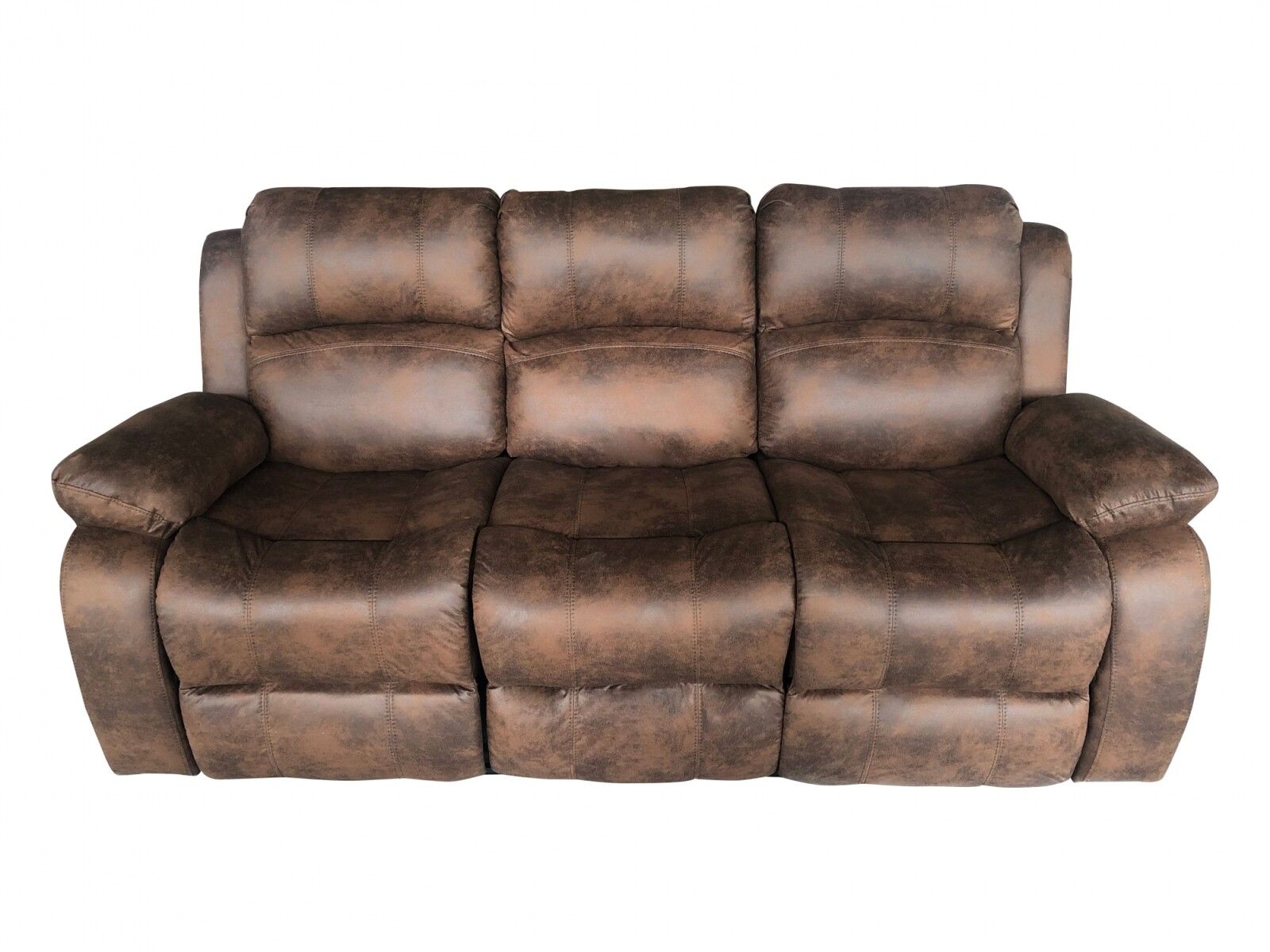 RECLINER SOFA L6611 3 CUERPOS MARRON 