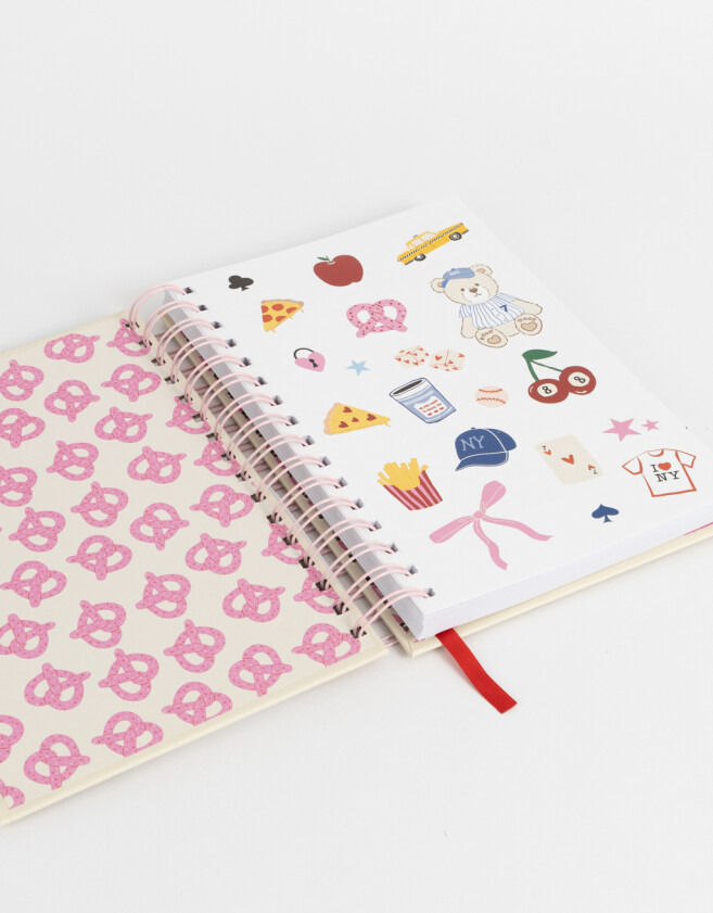 Anotadores Cuadernos y Memos Foodie Cuaderno A5 Con Memo - Rosa Claro