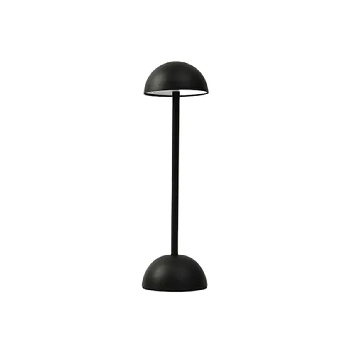Lámpara de Mesa y Escritorio Minimalista con Luz Led Base Ondulada - Negro 