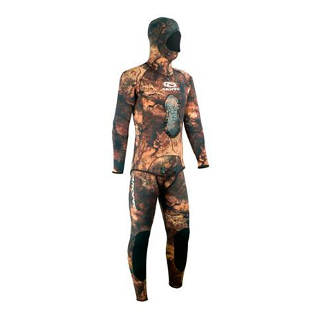 Aropec - Traje de Neopreno para Pesca Submarina para Hombre DS-SP-707H-3MM - Neopreno Camo Opencell 001