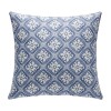 COJIN CUAD AZUL ESTAMP 45X45CM Unica