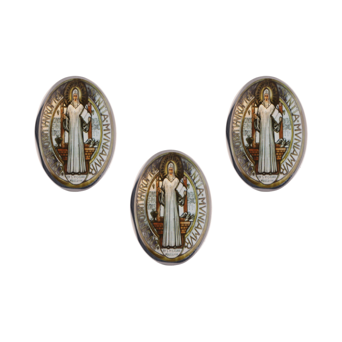 IMAN METALICO DE SANTOS 5CM X3 UNIDADES - Gp118/san Benito 