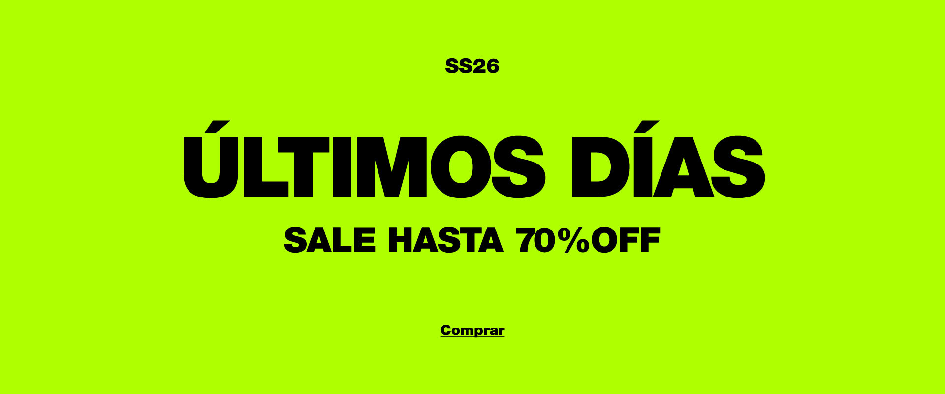SALE HASTA 70% OFF