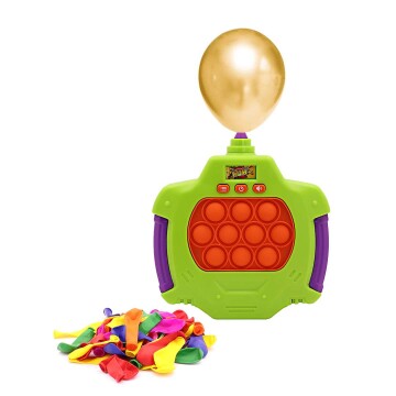 Consola Electrónica Pop It Infla Globos Luz Y Sonido Color Verde