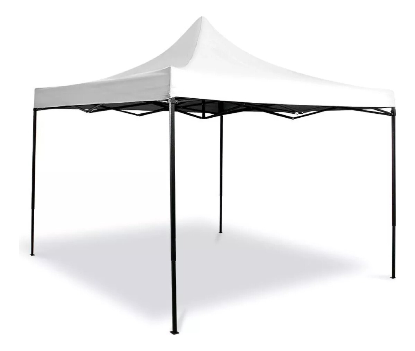 Gazebo Plegable Toldo Super Reforzado 2x2x2 Filtro Uv Pf - Blanco 