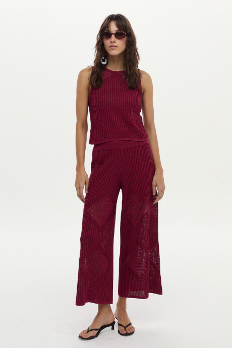 Pantalón Moon Bordo