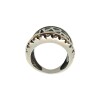 Anillo Calado-Plata y Oro-Piedra Zirconia-AN5602 conpiedra